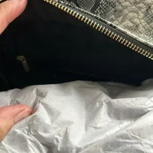 NWT snakeskin Under One Sky backpack.Purchased at Bloomingdales outlet. Gorgeous Under One Sky | Bags | Nwt Snakeskin Under One Sky  main image 2